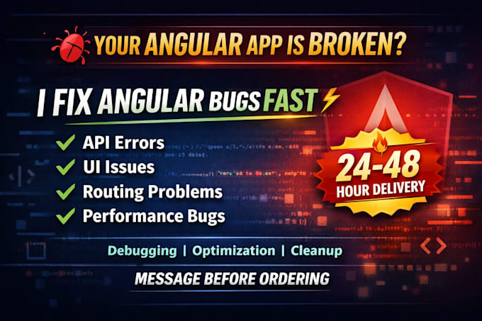 solve angular API errors and performance bugs