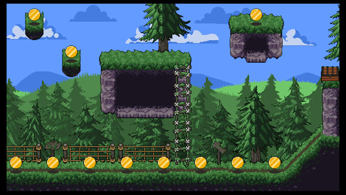develop 2d platformer game in godot engine or unity game developer
