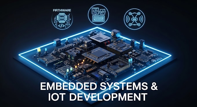 design and develop embedded systems microcontrollers iot firmware solutions