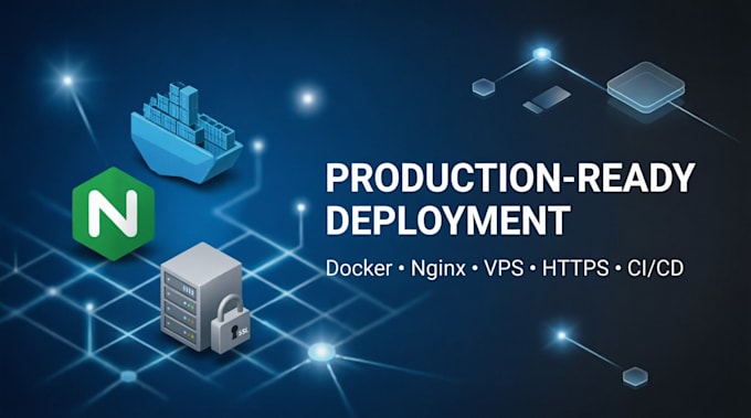 deploy your app with docker nginx on vps or cloud server