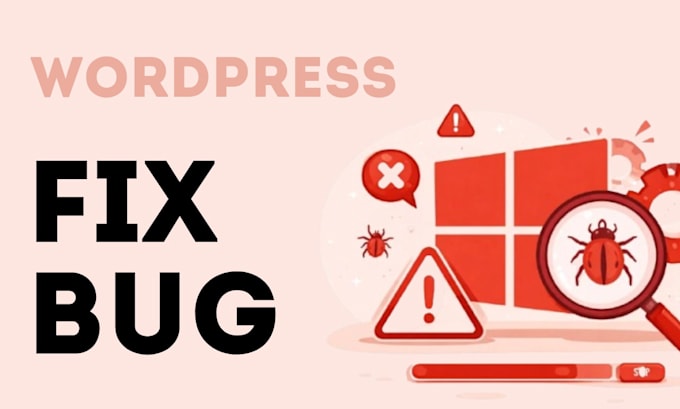 fix any wordpress bug, error or white screen fast