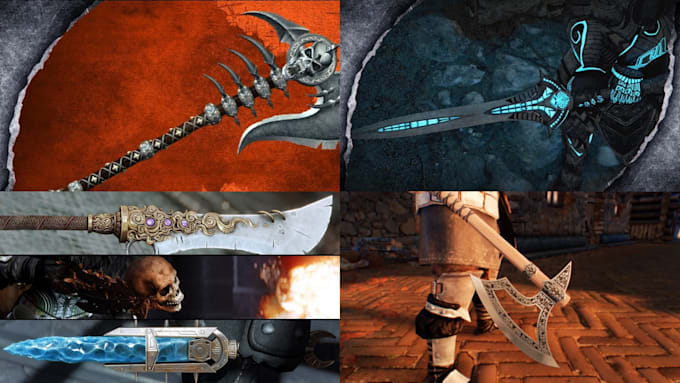 create custom armor weapons or character for skyrim fallout 4 resident evil
