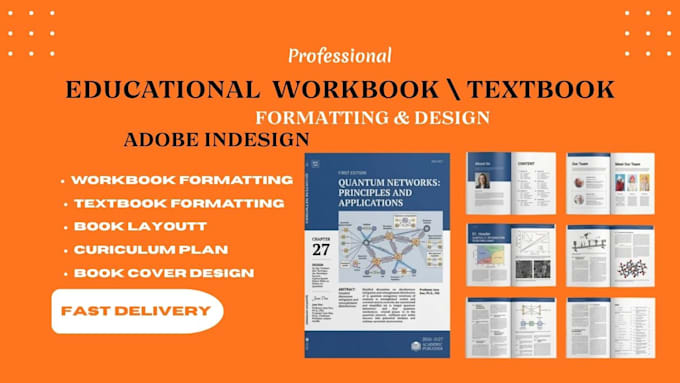 design format educational textbook curriculum plan workbook with adobe indesign