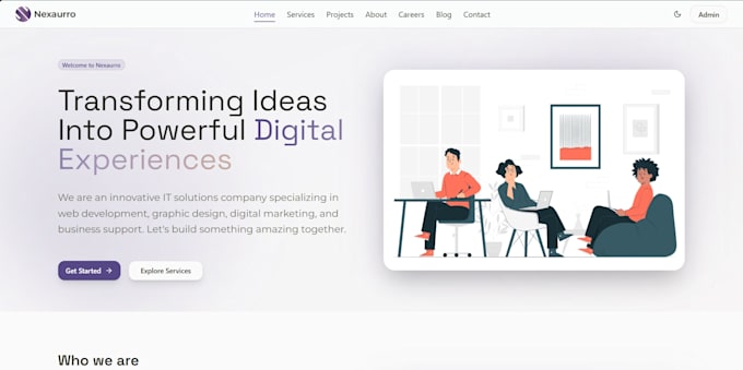 build a professional business website for your business