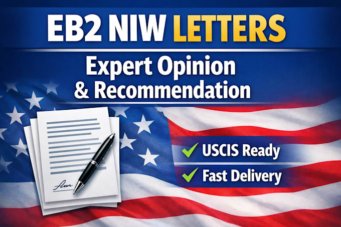 deliver a USA winning eb2 niw expert opinion letter