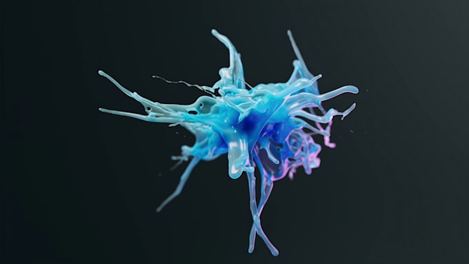 do 4k 3d abstract animation 3d loop animation houdini motion graphics video