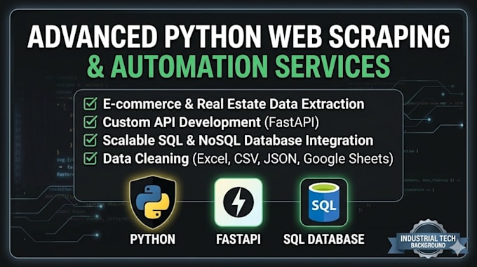 Crear un scraper web personalizado en python y un bot de automatización