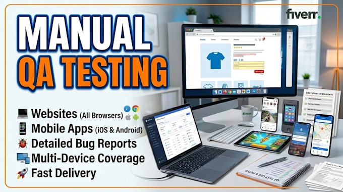 provide manual QA testing for web and mobile applications