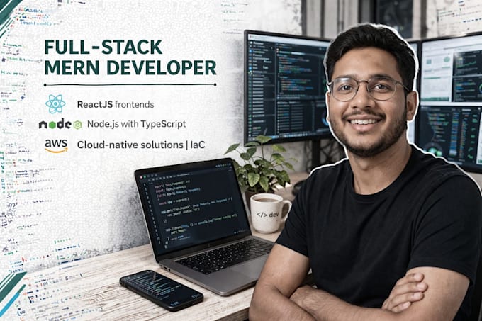 be your full stack mern developer with AWS cloud and typescript expertise