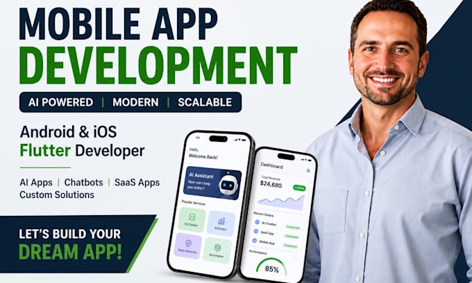 Do mobile app development, ai app, android ios flutter developer by ...