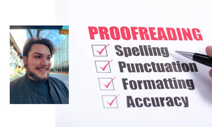 proofread and copy edit any document