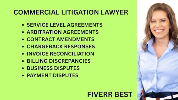 handle business disputes, contract errors, chargeback, and billing discrepancies