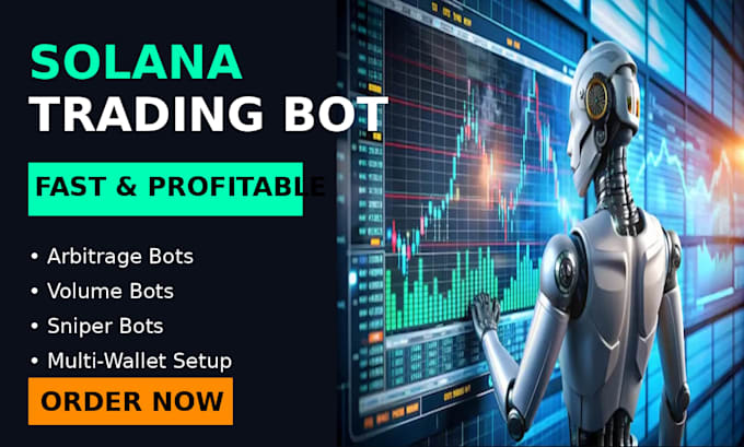 build solana trading bot, solana arbitrage bot, solana volume bot