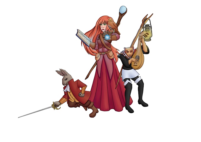 design your fantasy dnd or oc character