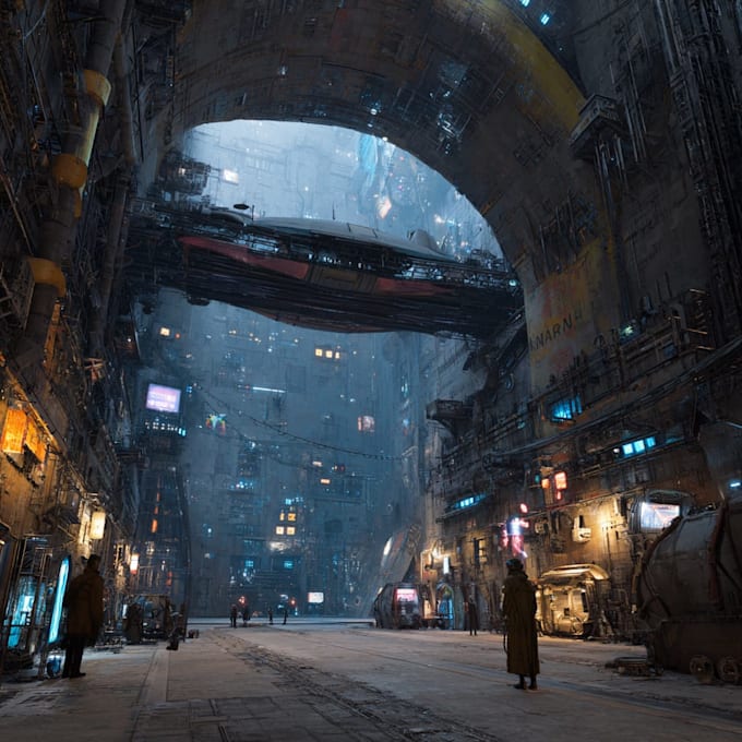 concept art for science fiction