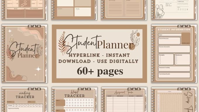 design printable planner, ebook, journal, workbook in canva
