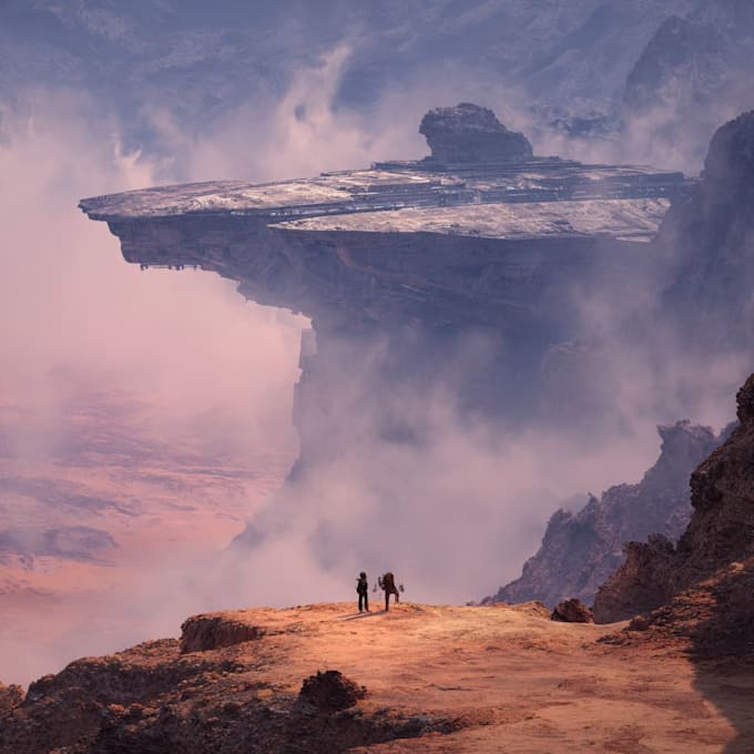 concept art for science fiction