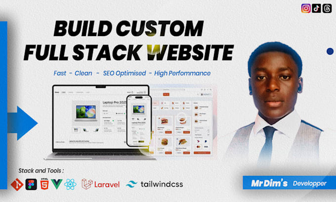 build a modern responsive website for your business