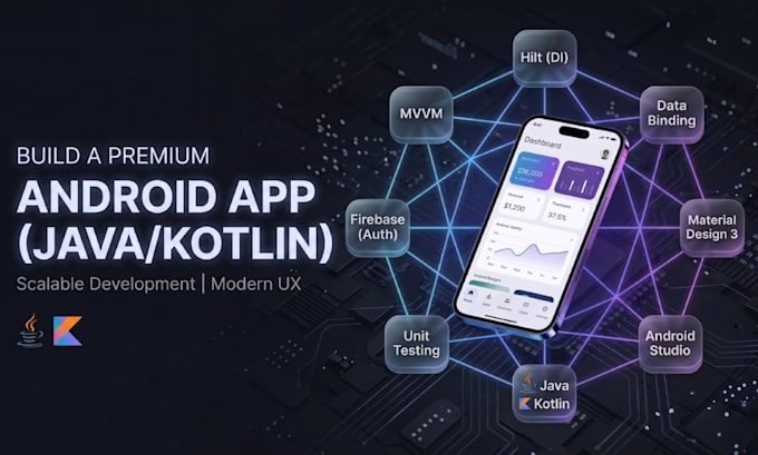 build android app java or kotlin with monetization ready