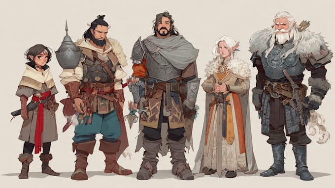 draw your dnd character with great details