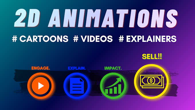 create animated intros, outros and explainer videos
