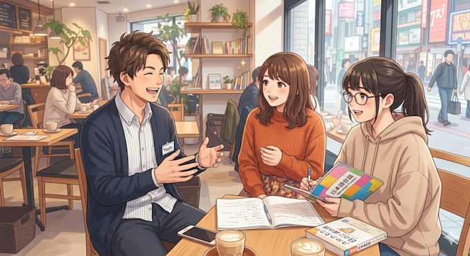 be your friendly japanese conversation partner