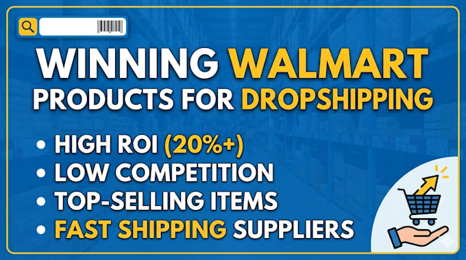 do winning walmart product hunting for dropshipping