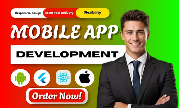 mobile app development, ios android app, flutter app developer, ai app creation