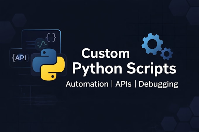 create a custom python script for automation tasks