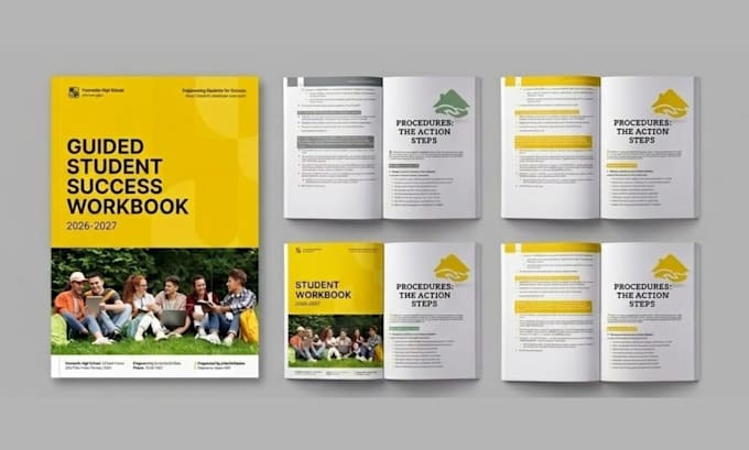 design reusable pdf workbook template, minimalist workbook, course workbook