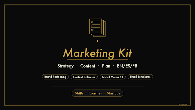 create a complete marketing kit for your small business or brand