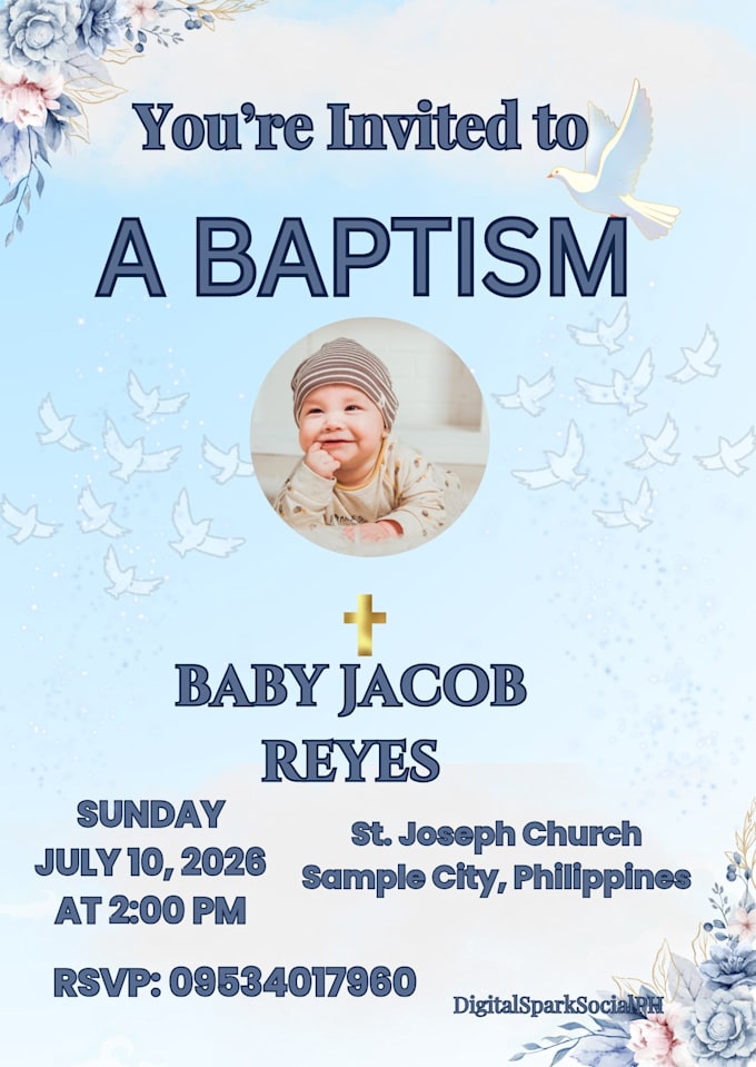 create beautiful invitation and party flyer designs