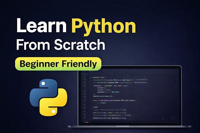 teach python in a simple, beginner friendly way