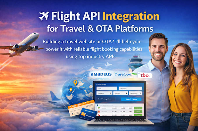 integrate amadeus, travelport, tbo apis for flight booking ecosystem