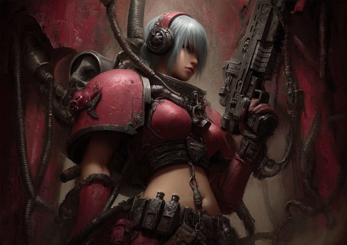 design a warhammer 40k character and creature