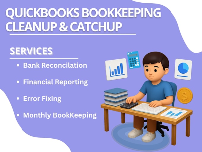 do quickbooks online bookkeeping, clean up, qbo setup