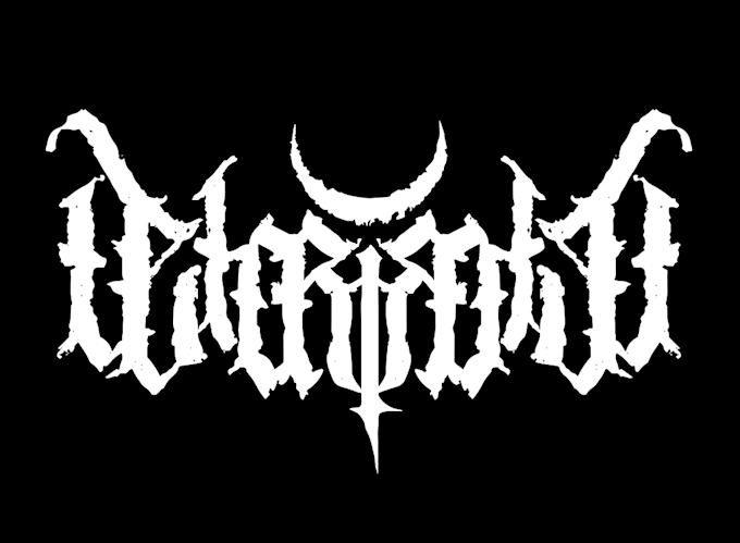 create trippy stoner doom psychedelic metal logo design