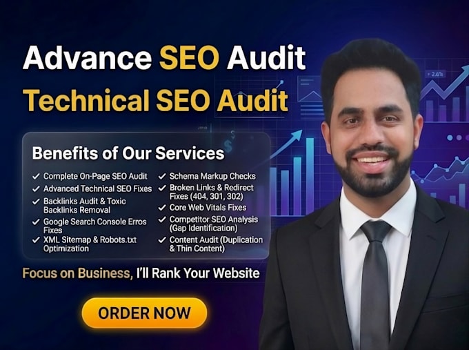 advance website SEO audit and fix technical errors
