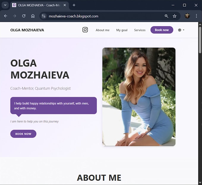 landing in blogger with google forms