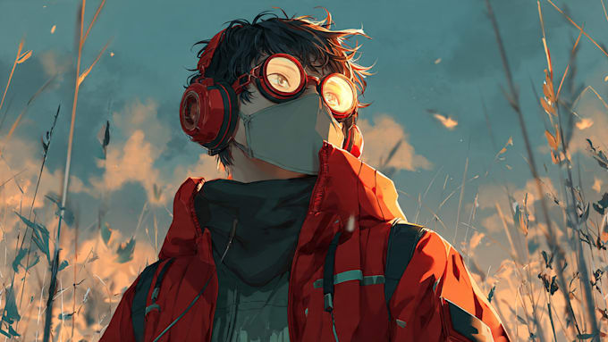 draw anime sketch colored