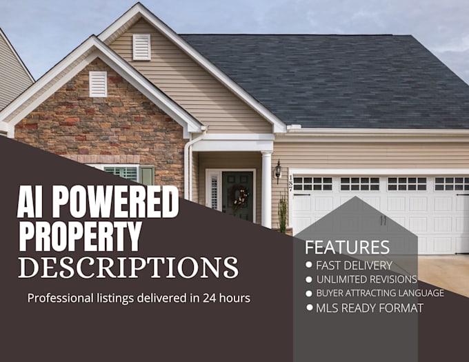 write ai powered real estate property descriptions