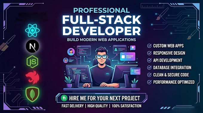 develop full stack web application using mern nextjs nestjs and postgresql