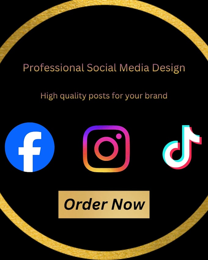 design professional social media posts