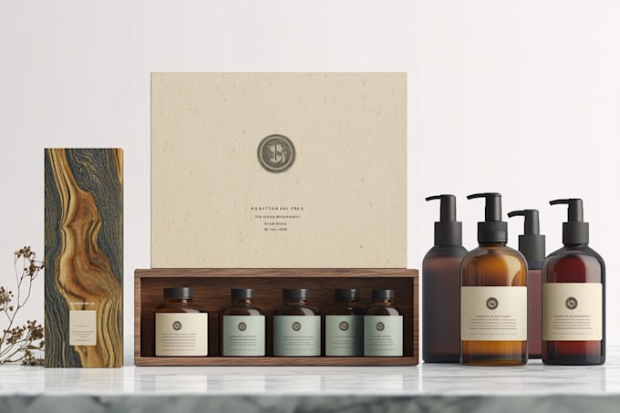 create modern and luxury packaging design