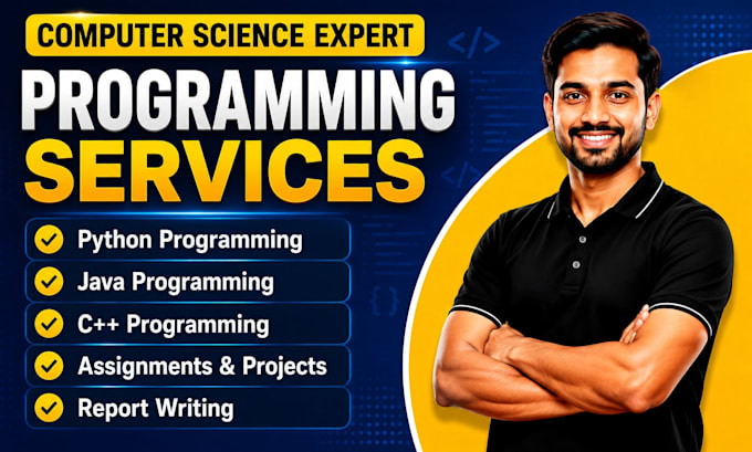 do computer science assigned, report writing, java python