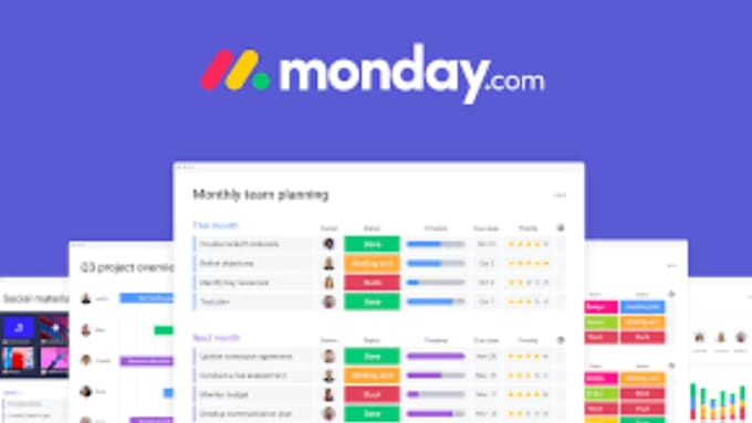 setup monday crm monday clickup airtable make com automation monday com expert