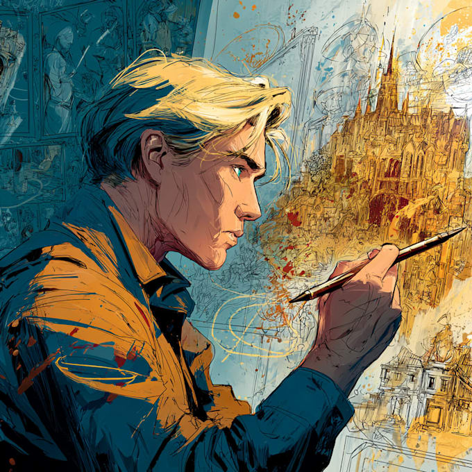 draw comic book illustration with comic book illustrator