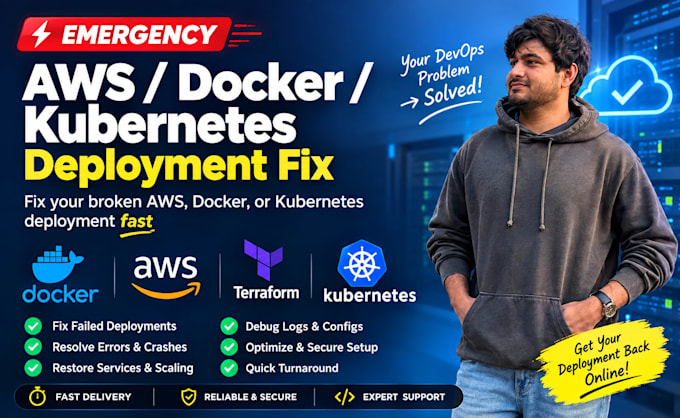 fix your broken AWS, docker, or kubernetes deployment fast