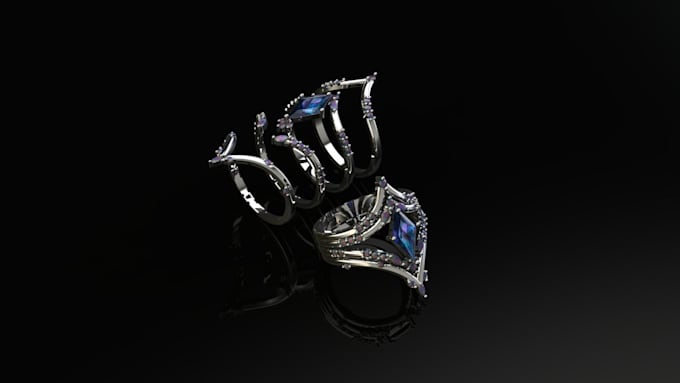 create custom jewelry with realistic renders
