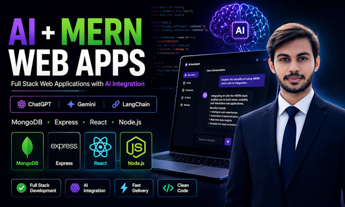 Construiré un chatbot de ia con mern stack, gpt y langchain